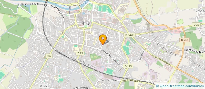 localisation de l'entreprise MADAME SANDRINE VIVELESPERANCE  DAX