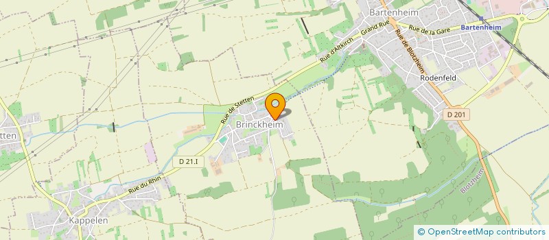 localisation de l'entreprise MADAME SANDRINE VOGT  BRINCKHEIM