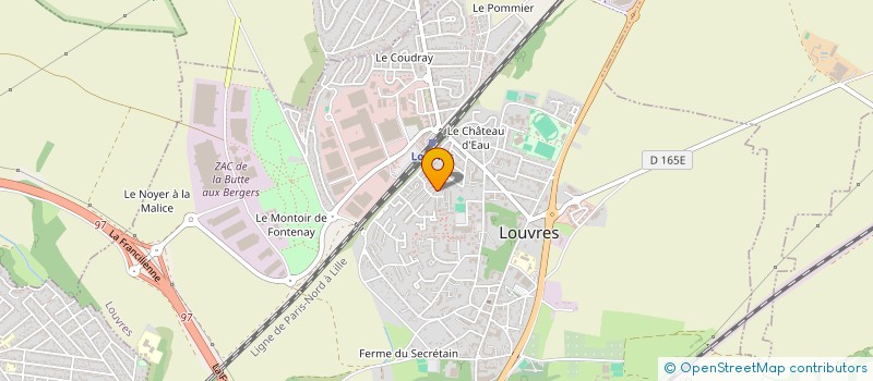 localisation de l'entreprise MADAME SANDRINE VORKAUFER  LOUVRES