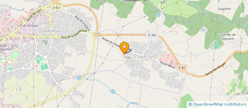 localisation de l'entreprise MADAME SANDRINE VOULOUZAN  SAINT-CYR