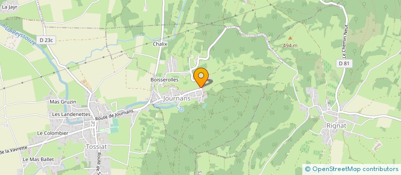 localisation de l'entreprise MADAME SANDRINE VUILLEMARD  JOURNANS