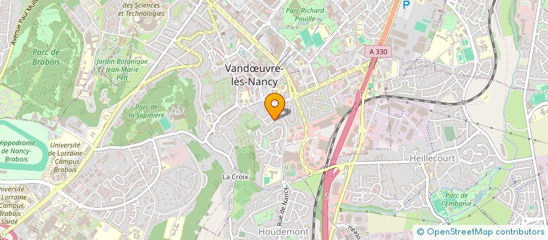 localisation de l'entreprise MADAME SANDRINE WAGNER à VANDŒUVRE-LES-NANCY