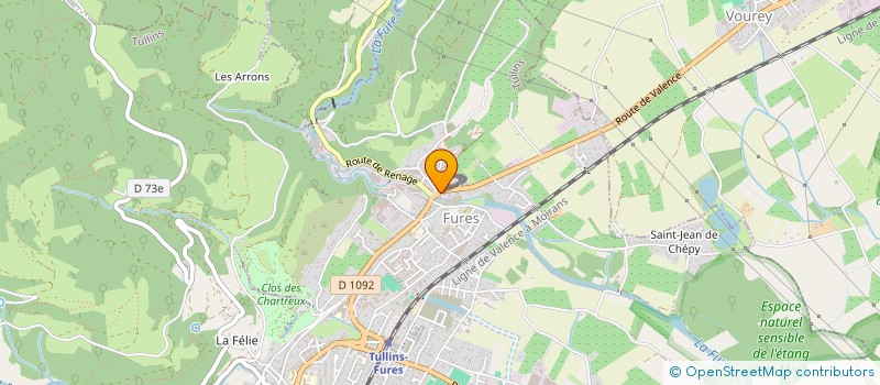 localisation de l'entreprise MADAME SANDRINE WALLET  TULLINS