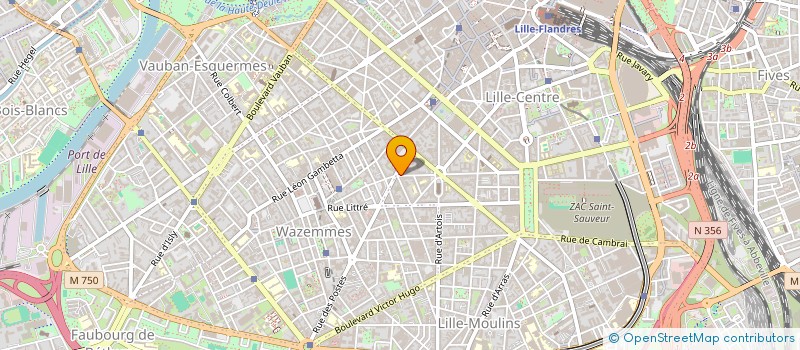 localisation de l'entreprise MADAME SANDRINE WALSPECK à LILLE