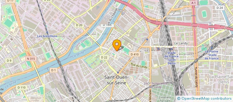 localisation de l'entreprise MADAME SANDRINE WEBERT-LELANDAIS à SAINT-OUEN-SUR-SEINE