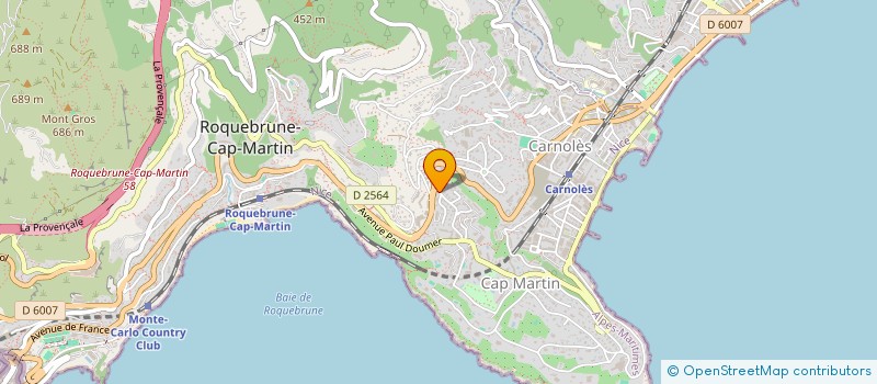 localisation de l'entreprise MADAME SANDRINE WICKELSON à ROQUEBRUNE-CAP-MARTIN
