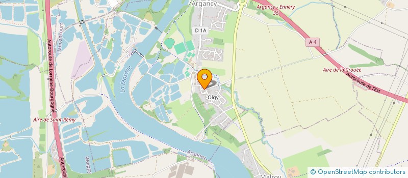 localisation de l'entreprise MADAME SANDRINE WINKLER  ARGANCY