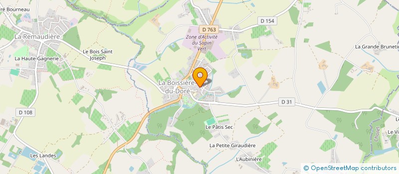 localisation de l'entreprise MADAME SANDRINE WINTERSTEIN  LA BOISSIERE-DU-DORE