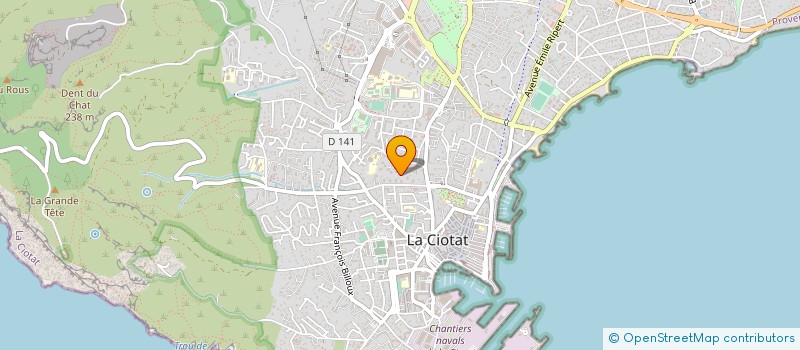 localisation de l'entreprise MADAME SANDRINE WOJTOWICZ  LA CIOTAT