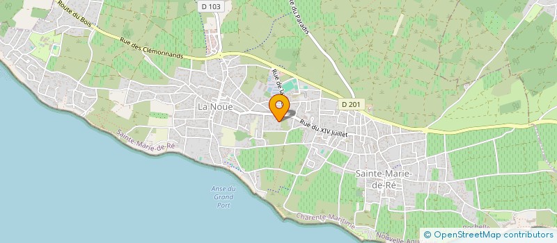 localisation de l'entreprise MADAME SANDRINE ZAMBAGLIERO  SAINTE-MARIE-DE-RE