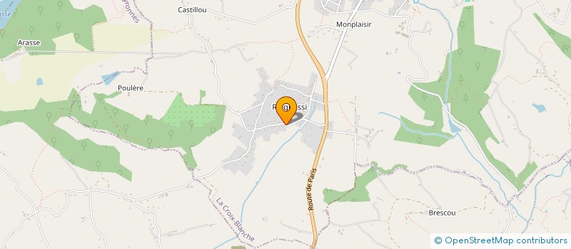 localisation de l'entreprise MADAME SANDRINE ZANELLA  LA CROIX-BLANCHE