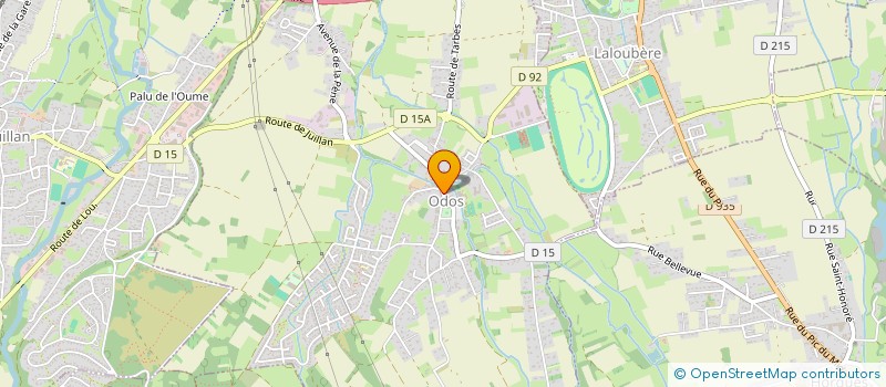 localisation de l'entreprise MADAME SANDRINE ZANIBELLATO  ODOS