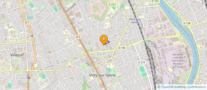 localisation de l'entreprise MADAME SANDRINE ZAPHA à VITRY-SUR-SEINE