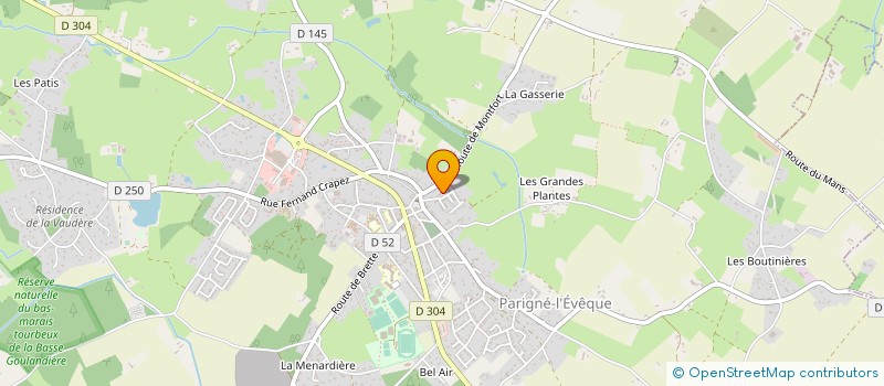 localisation de l'entreprise MADAME SANDRINE ZIPFEL à PARIGNE-L'EVEQUE