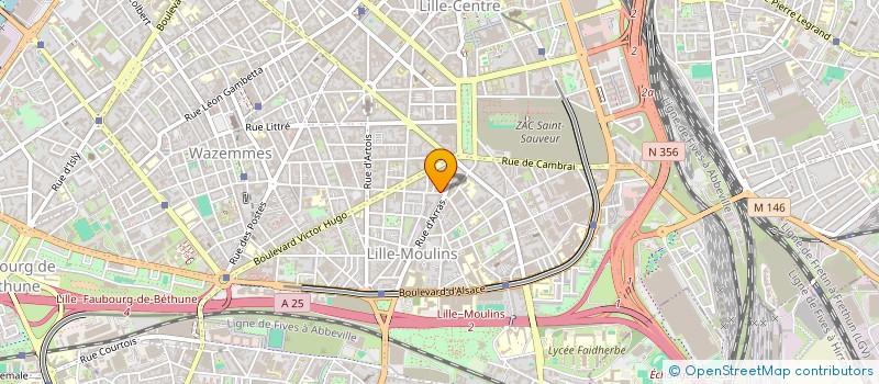 localisation de l'entreprise MADAME SANDRINE ZOUDE à LILLE