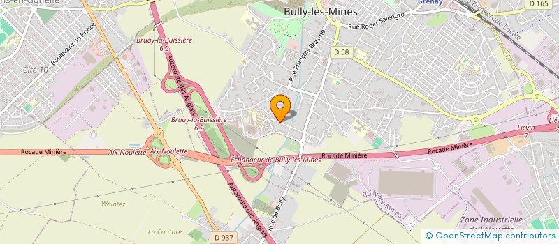 localisation de l'entreprise MADAME SANDRYNE FONTAINE  BULLY-LES-MINES