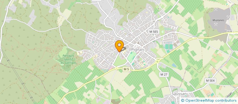 localisation de l'entreprise MADAME SANDY ADAM  PIGNAN