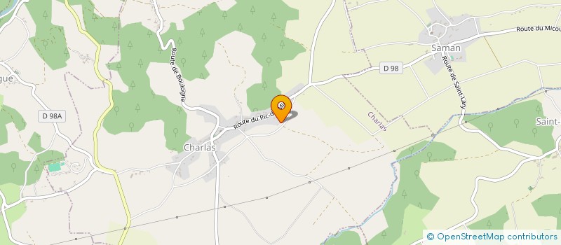 localisation de l'entreprise MADAME SANDY ADELIN  CHARLAS