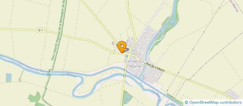 localisation de l'entreprise MADAME SANDY ANDRE  AY-CHAMPAGNE