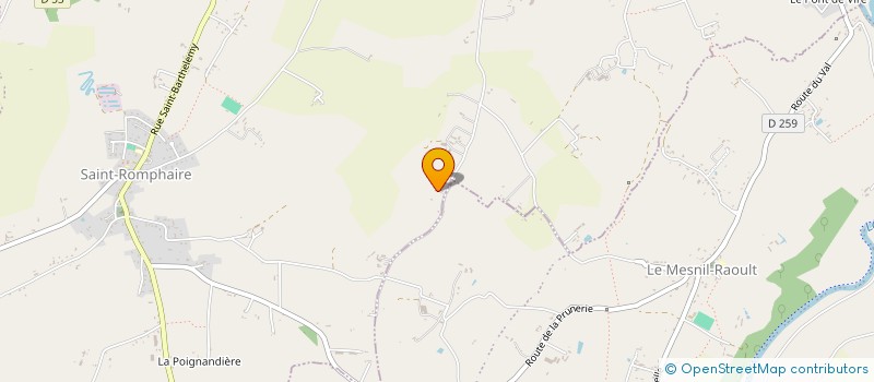 localisation de l'entreprise MADAME SANDY AUBRIL  BOURGVALLEES