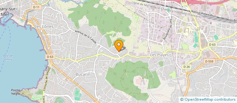 localisation de l'entreprise MADAME SANDY BALLESTA  SIX-FOURS-LES-PLAGES