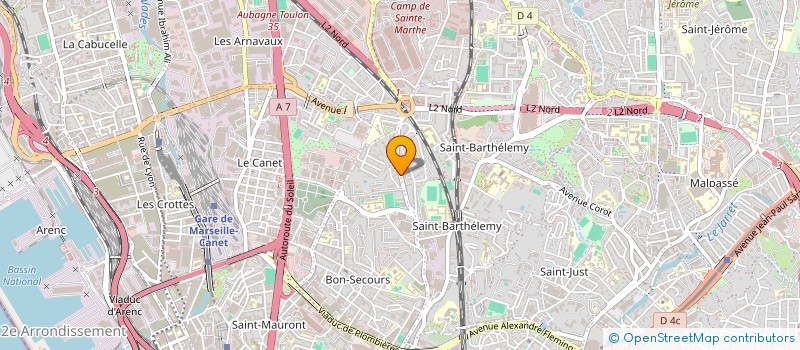 localisation de l'entreprise MADAME SANDY BALLOCCHI à MARSEILLE