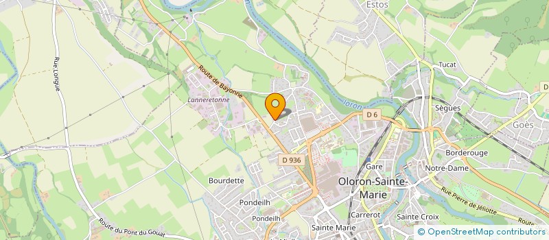 localisation de l'entreprise MADAME SANDY BAMBOUCHE  OLORON-SAINTE-MARIE