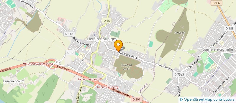 localisation de l'entreprise MADAME SANDY BARLIER  HERSIN-COUPIGNY