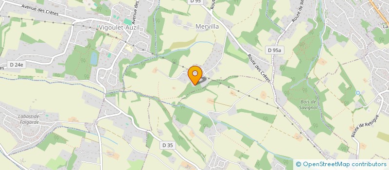 localisation de l'entreprise MADAME SANDY BARRAU  MERVILLA