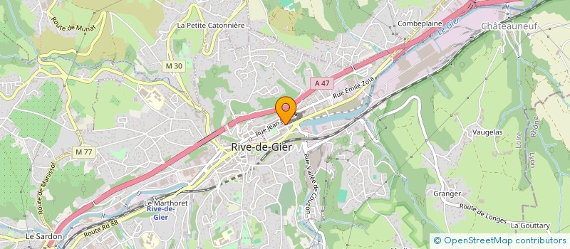 localisation de l'entreprise MADAME SANDY BECKER  RIVE-DE-GIER