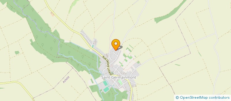 localisation de l'entreprise MADAME SANDY BEGUE  SAINT-GERMAINMONT