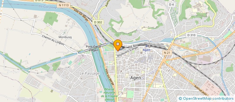 localisation de l'entreprise MADAME SANDY BEL  AGEN