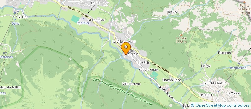 localisation de l'entreprise MADAME SANDY BENAND  LA CHAPELLE-D'ABONDANCE