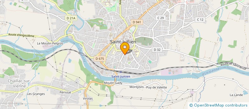 localisation de l'entreprise MADAME SANDY BERTIN à SAINT-JUNIEN