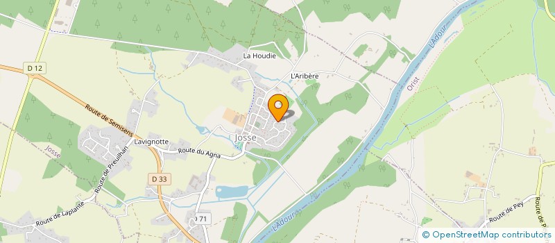 localisation de l'entreprise MADAME SANDY BETTAN à JOSSE