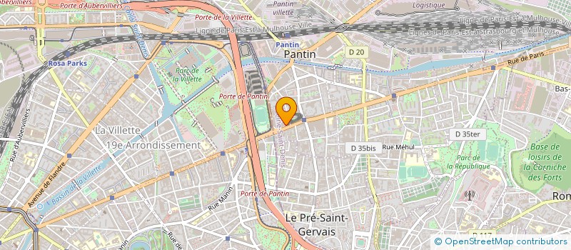 localisation de l'entreprise MADAME SANDY BITAN  PANTIN