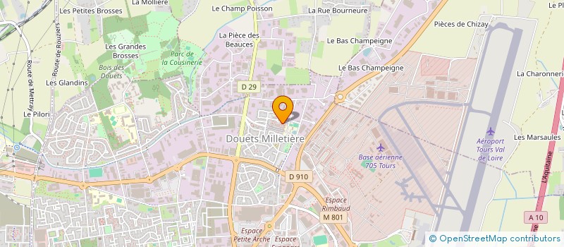 localisation de l'entreprise MADAME SANDY BLASIUS  TOURS