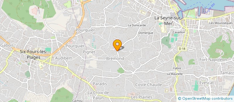 localisation de l'entreprise MADAME SANDY BONNET à LA SEYNE-SUR-MER