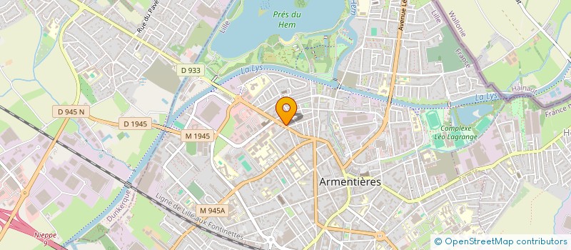 localisation de l'entreprise MADAME SANDY BOSMA  ARMENTIERES