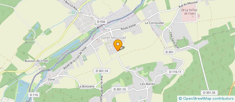 localisation de l'entreprise MADAME SANDY BOUILLON à SOREL-MOUSSEL