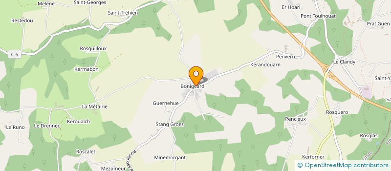 localisation de l'entreprise MADAME SANDY BOURVEAU  MESLAN