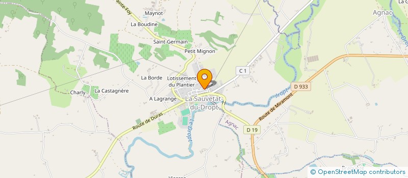 localisation de l'entreprise MADAME SANDY BRISSET  LA SAUVETAT-DU-DROPT