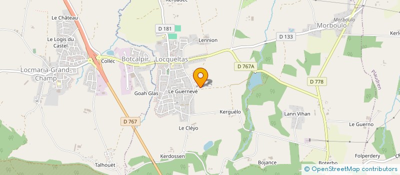 localisation de l'entreprise MADAME SANDY BUI QUANG  LOCQUELTAS