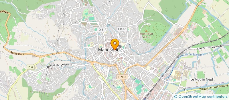 localisation de l'entreprise MADAME SANDY CAILLOL à MANOSQUE