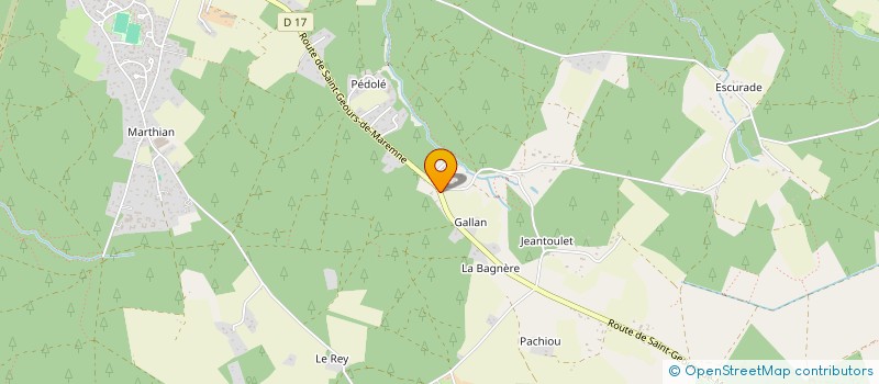 localisation de l'entreprise MADAME SANDY CAILLOU  SOUSTONS