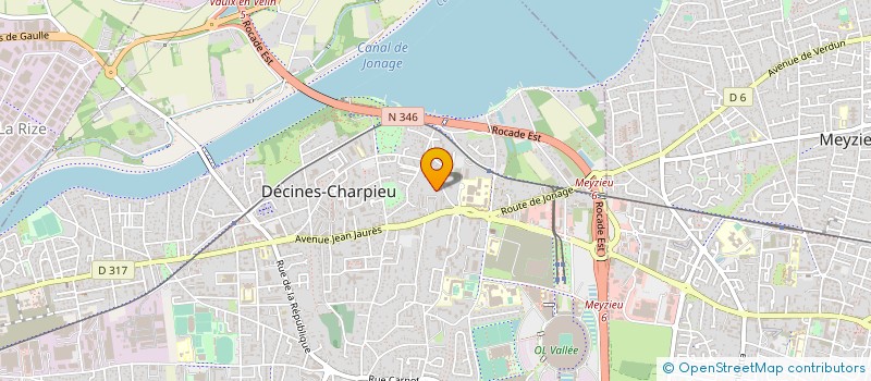 localisation de l'entreprise MADAME SANDY CARNEVALI  DECINES-CHARPIEU