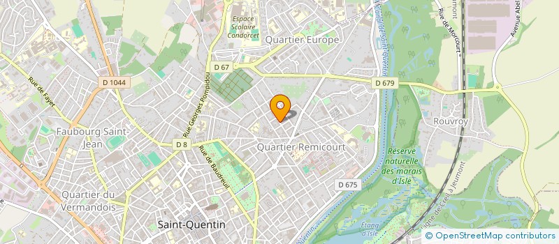 localisation de l'entreprise MADAME SANDY CARPENTIER à SAINT-QUENTIN