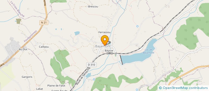 localisation de l'entreprise MADAME SANDY CAYUELA  BAJAMONT