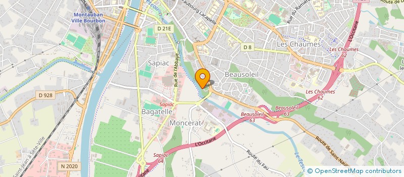 localisation de l'entreprise MADAME SANDY CHAIGNEAU  MONTAUBAN