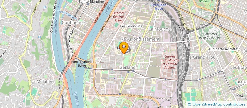 localisation de l'entreprise MADAME SANDY CHEVRIER  LYON